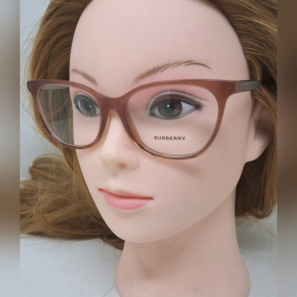 Burberry NWT Burberry Women's Charlotte Eye Glasses Frames Brown BE Size ONE SIZE - 2 Thumbnail