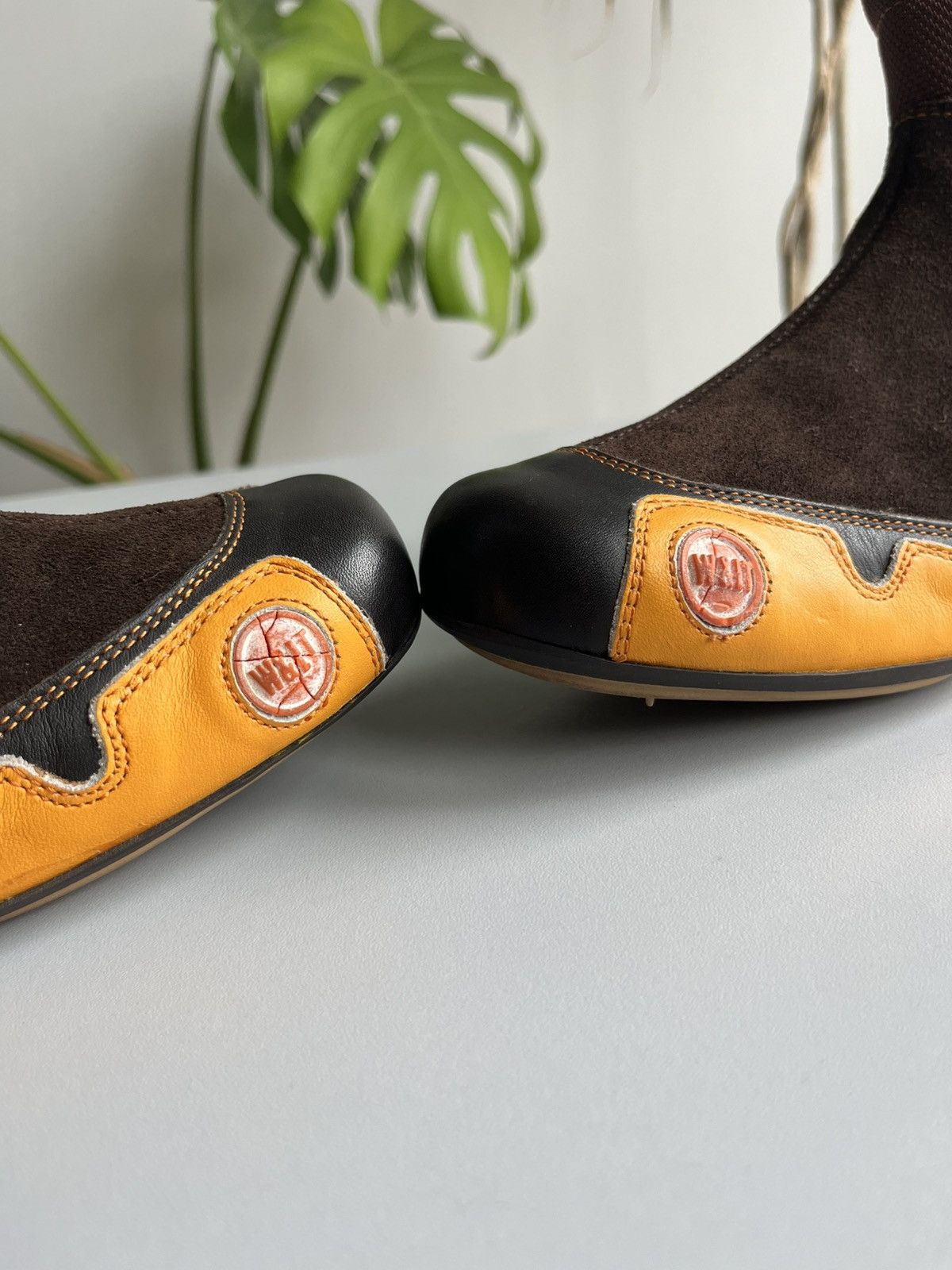 Walter Van Beirendonck Walter van Beirendonck W.&L.T. late 90s moto biker boots Size US 5 / IT 35 - 14 Thumbnail