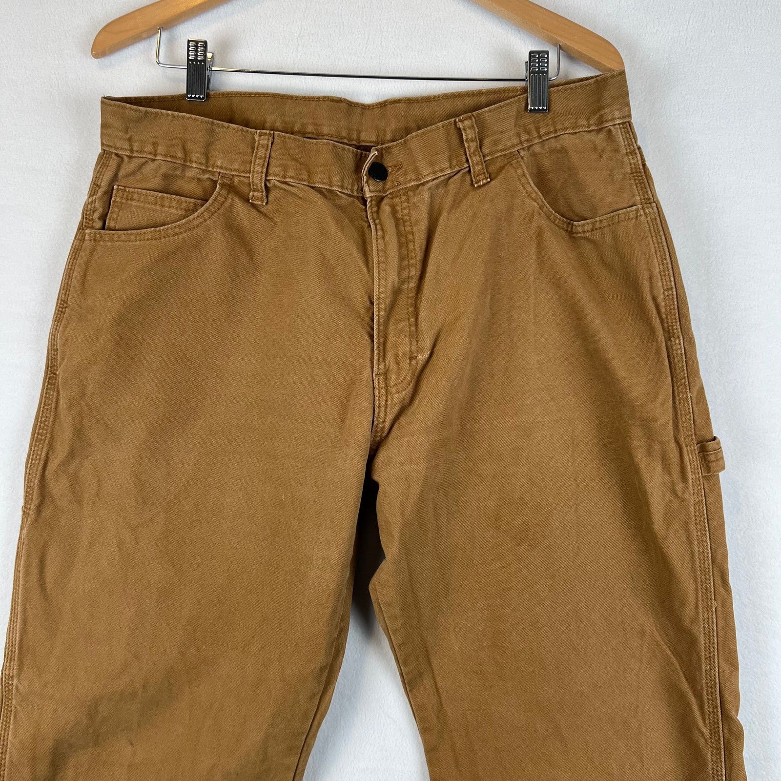 Dickies Dickies Pants Mens 34x30 Carpenter Utility Brown Painter Size US 34 / EU 50 - 2 Thumbnail