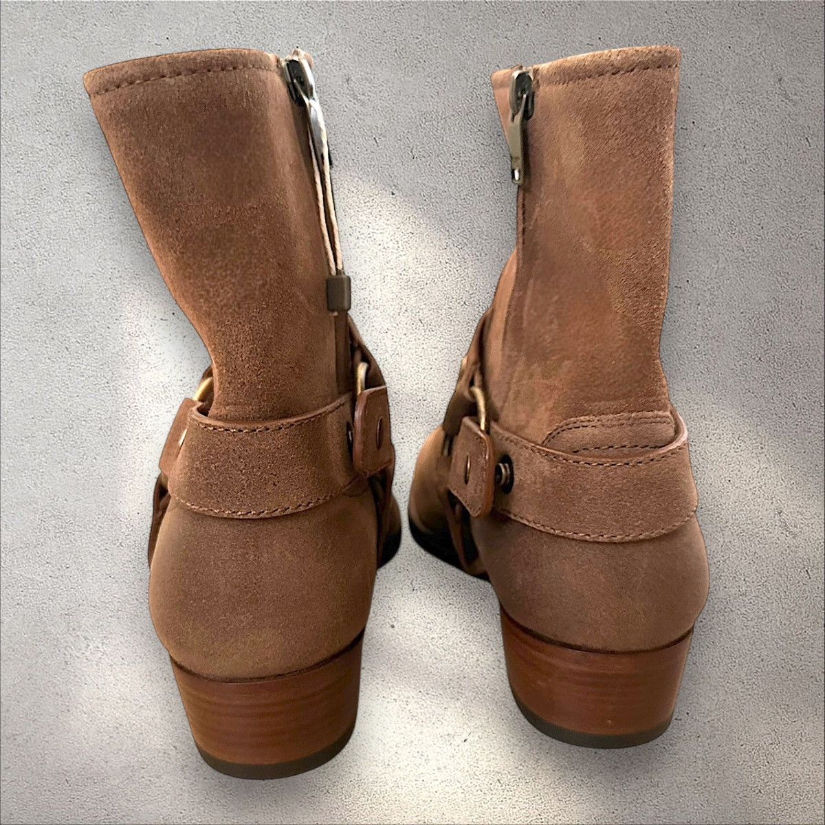Saint Laurent Paris Saint Laurent Wyatt Harness Suede Boots Size US 7 / EU 40 - 3 Thumbnail