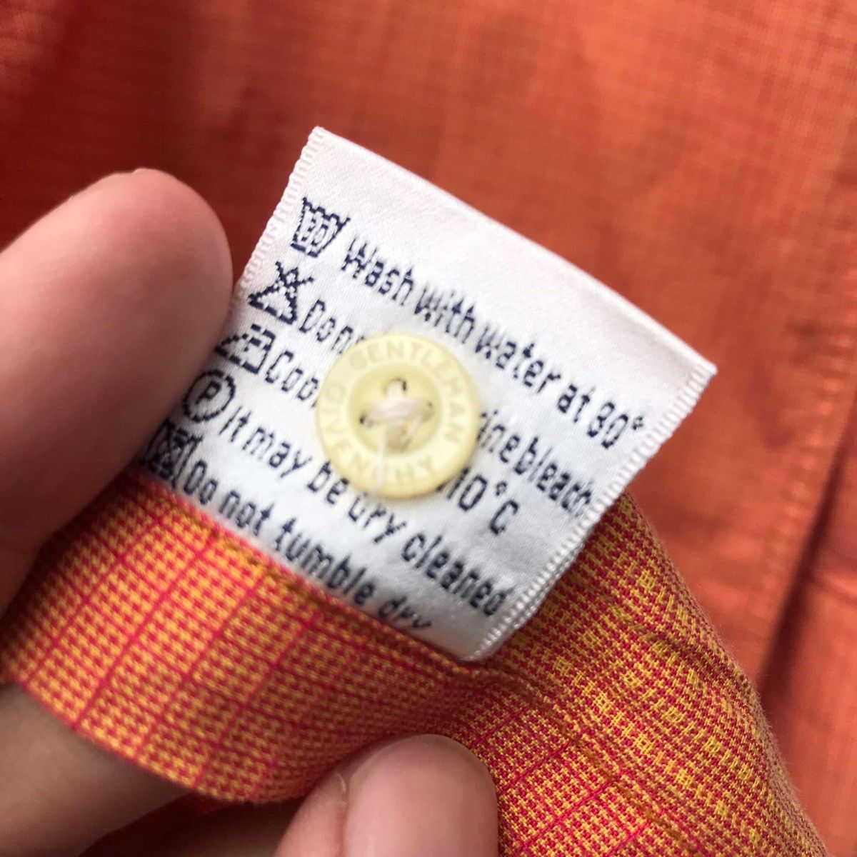 Givenchy × Vintage Givenchy Gentleman Button down Shirt Orange 100 % Baumwolle Size US L / EU 52-54 / 3 - 9 Thumbnail