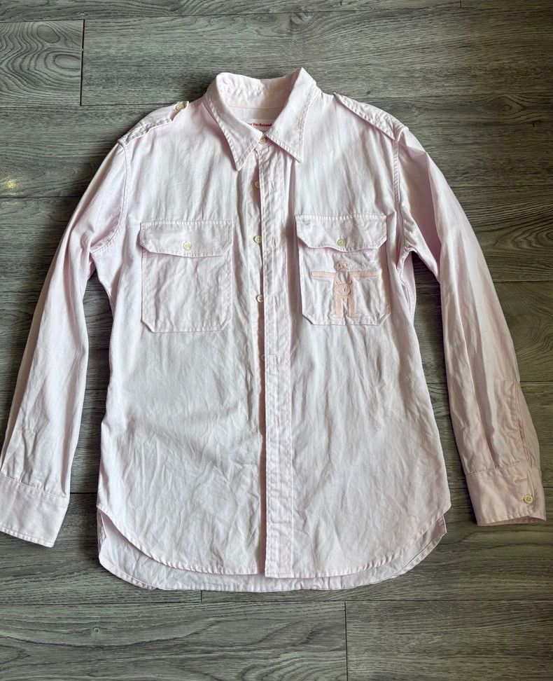 Walter Van Beirendonck walter van beirendonck Embroidered shirt walter pink milit Size US L / EU 52-54 / 3 - 1 Thumbnail