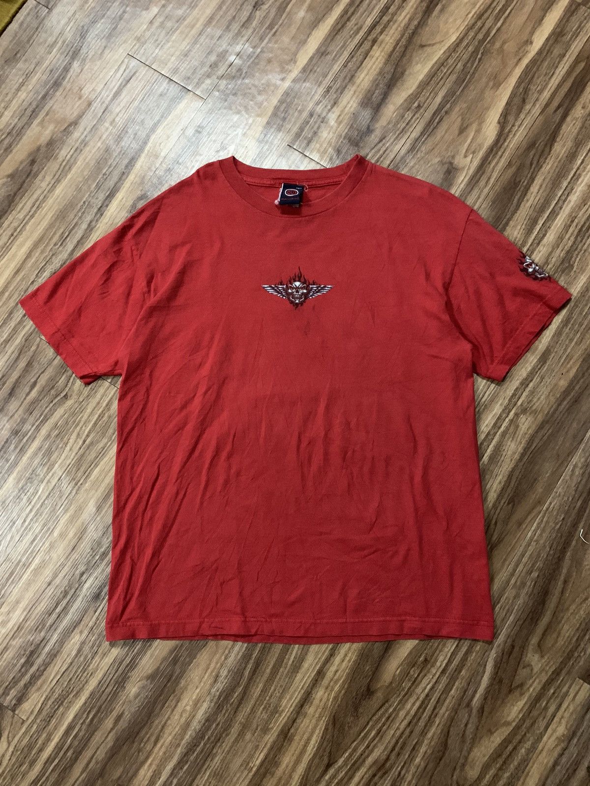 Other Vintage Bullhead Skull Skate Tee Y2K Size US L / EU 52-54 / 3 - 3 Thumbnail