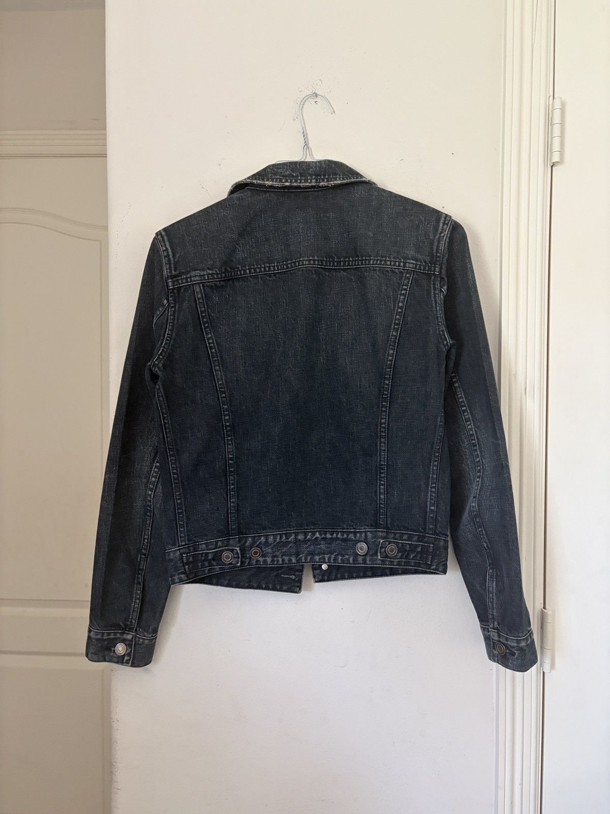 Saint Laurent Paris SS13 Distressed Denim Trucker Jacket Hedi Slimane DJ01M Size US S / EU 44-46 / 1 - 2 Thumbnail