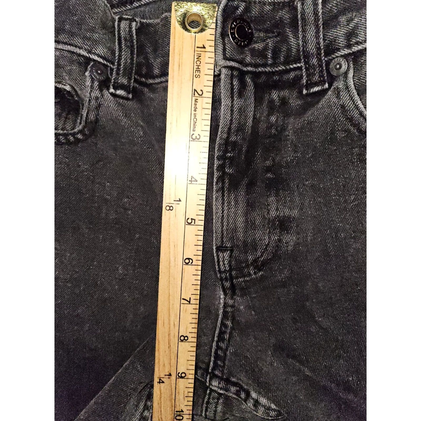 Everlane VINTAGE Everlane Uniform Skinny Jeans Men's 29x30 Black Low Rise Stretch Casual Preppy Size US 29 - 4 Thumbnail