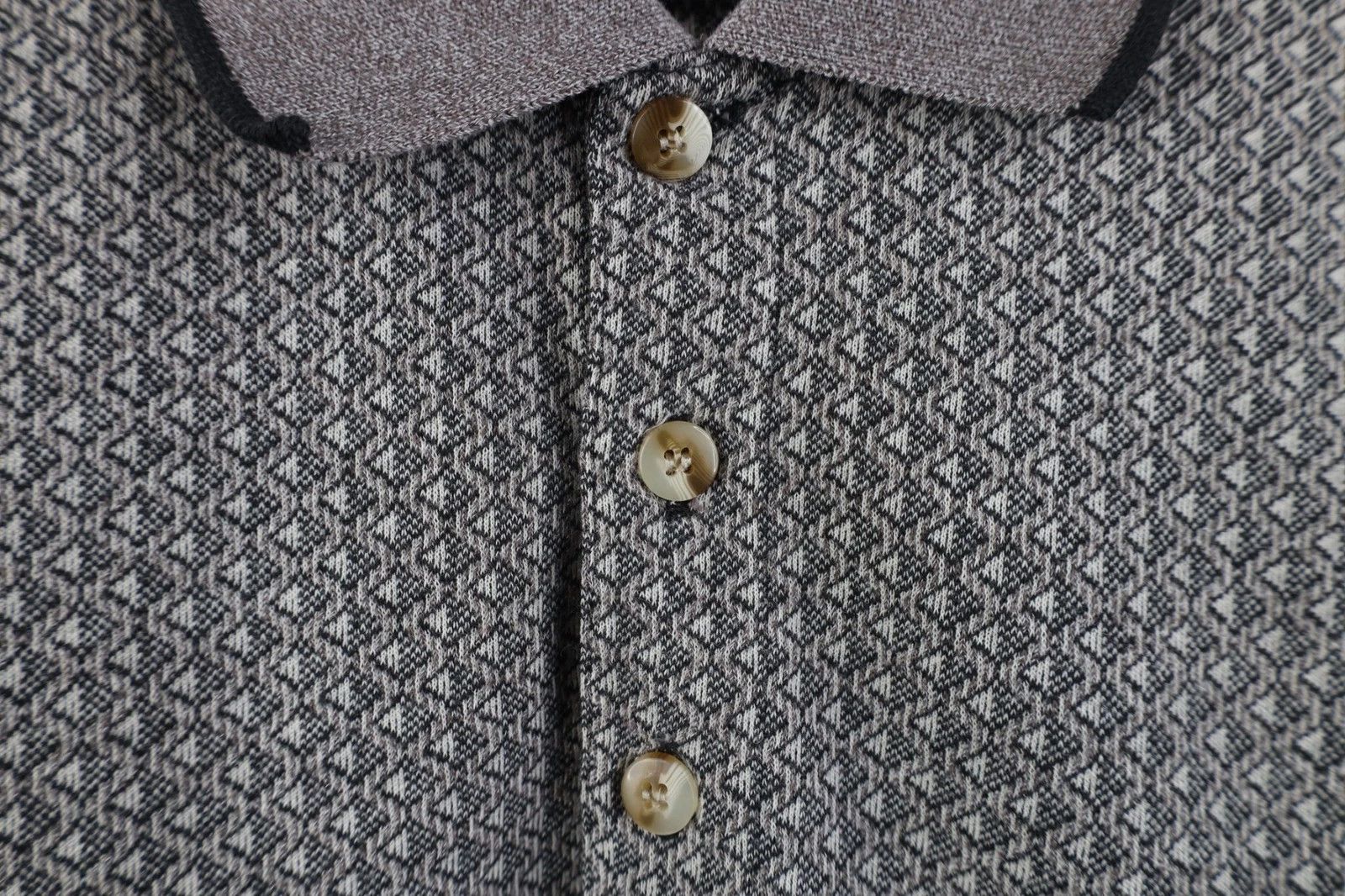 Vintage Vintage 90s Streetwear Knit Collared Golf Polo Shirt Gray Size US M / EU 48-50 / 2 - 4 Thumbnail