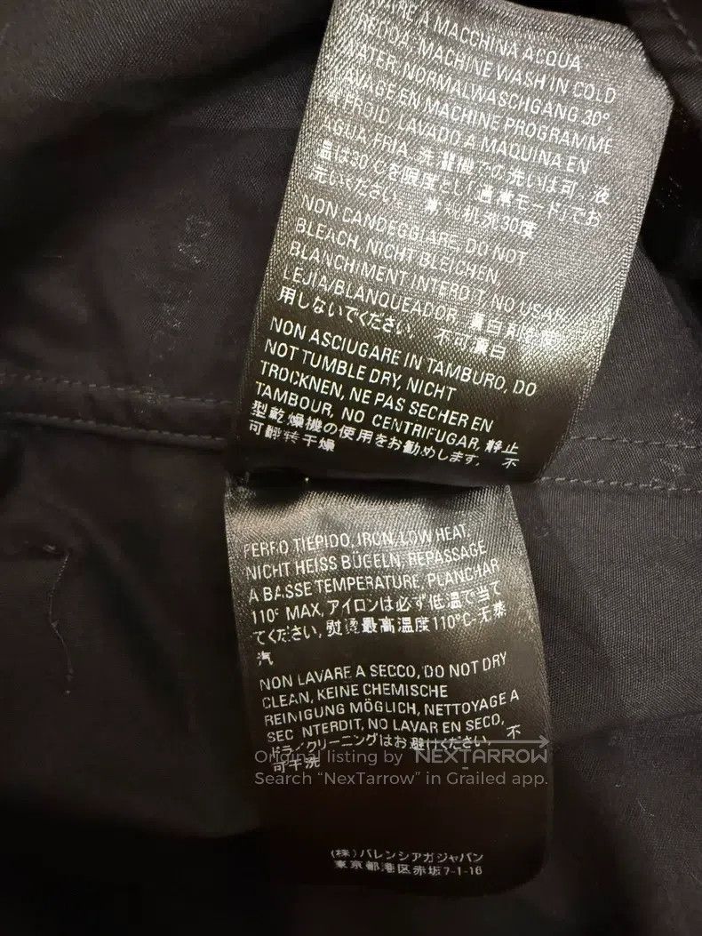 Balenciaga Balenciaga Black full print logo shirt Size XS / US 0-2 / IT 36-38 - 6 Thumbnail