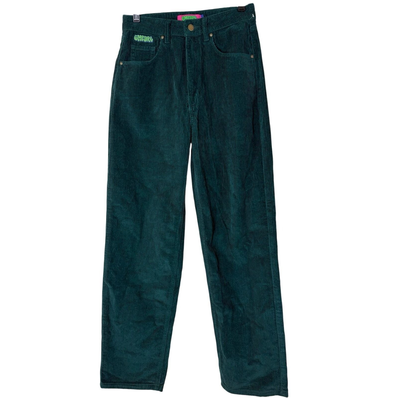 Empyre Empyre Tori Ponderosa Corduroy Skate Pants - Green, Size 4 Size 27" / US 4 / IT 40 - 2 Thumbnail