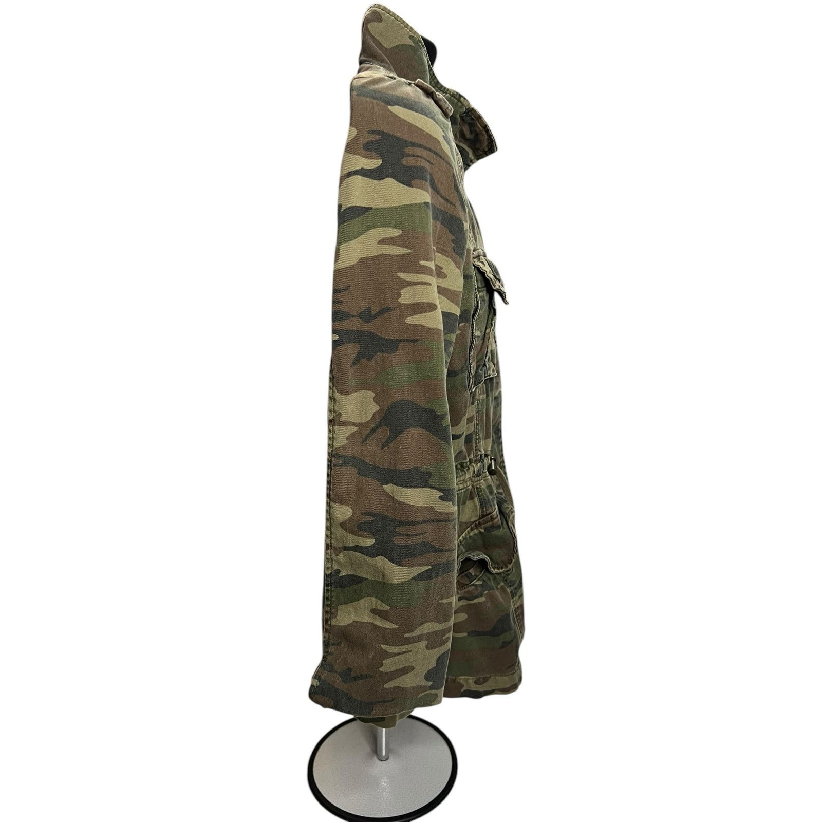 Other Women’s Camo Military Utility Jacket Studded Pockets Medium Size M / US 6-8 / IT 42-44 - 9 Thumbnail