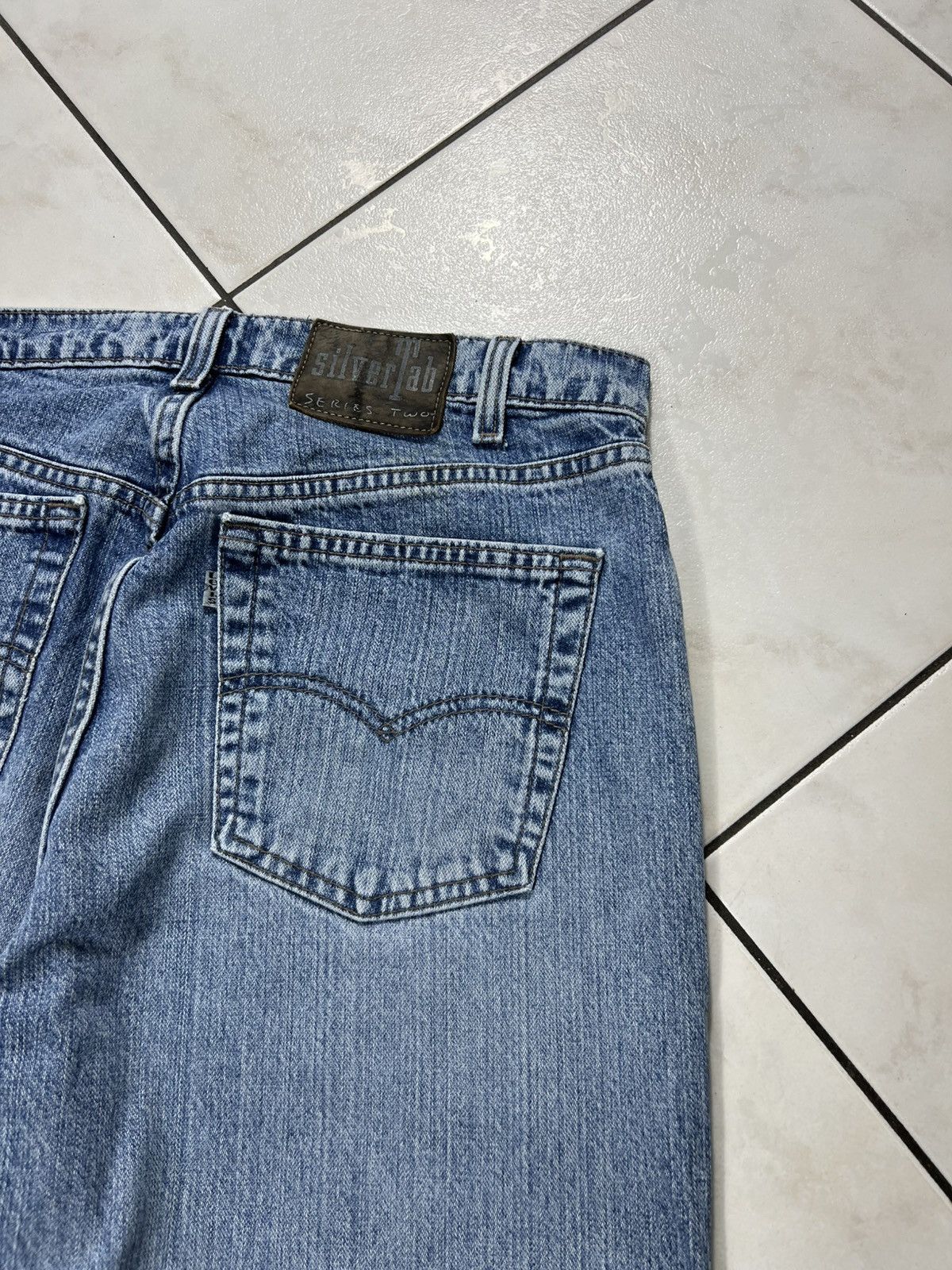 Levi's Vintage 90s Levi’s silver tab baggy retro washed denim jeans Size US 34 / EU 50 - 14 Thumbnail