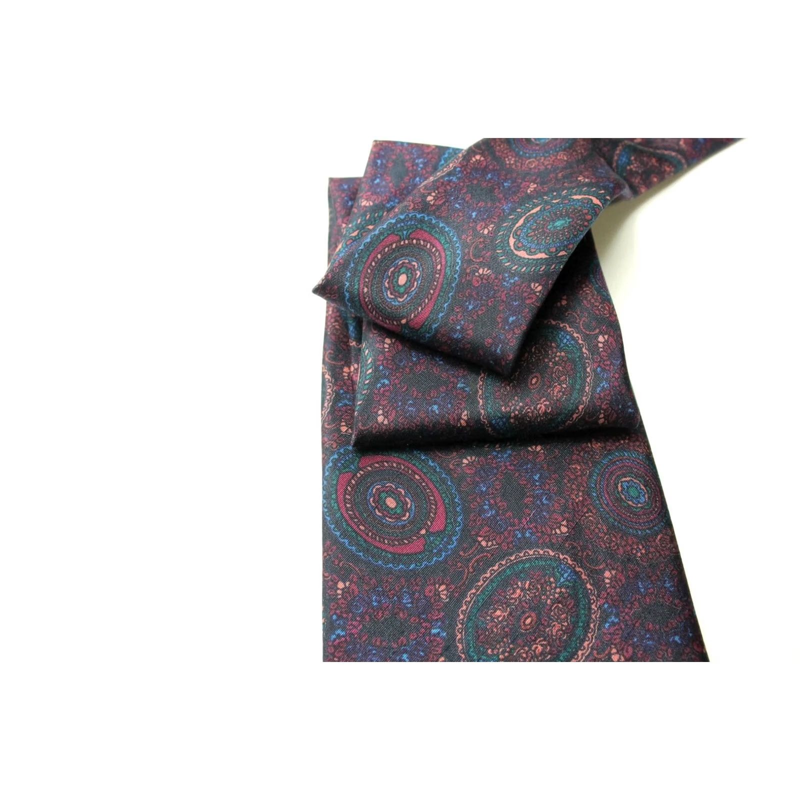 Vintage Schubert Munchen Tie Mens ONE SIZE Men Pure Silk Pointed Classic Patterned Size ONE SIZE - 5 Thumbnail