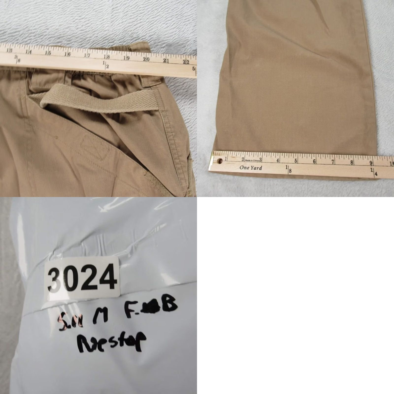 Vintage 5.11 Tactical Pants Mens 40x35 Beige Cargo Pockets Durable Workwear 44x36 Taclite Pro Ripstop Size US 40 / EU 56 - 10 Thumbnail