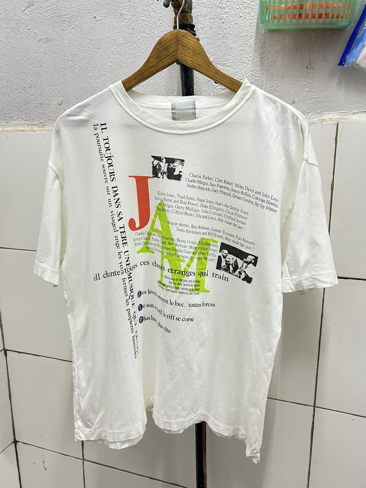 Band Tees × Vintage Vintage Lautremont Men Design Line Up of Musicians Jazz Size US M / EU 48-50 / 2 - 1 Thumbnail