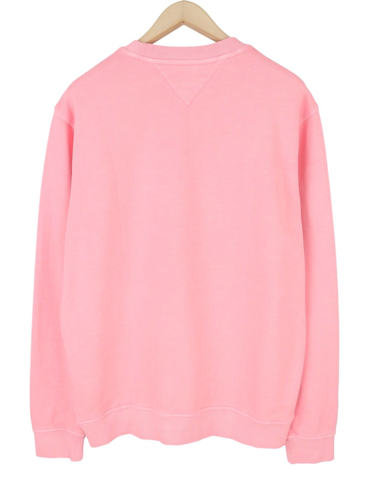 Tommy Hilfiger L Pink Crew Logo Sweatshirt 87393 Size US L / EU 52-54 / 3 - 2 Thumbnail
