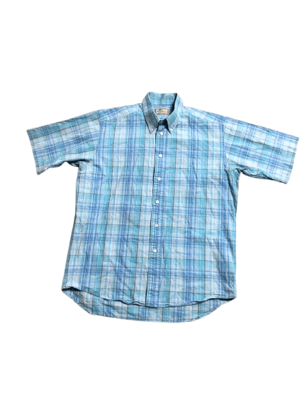 Burberry Vintage Thomas Burberry Regular Fit Button Up Shirt Size L Size US L / EU 52-54 / 3 - 1 Thumbnail
