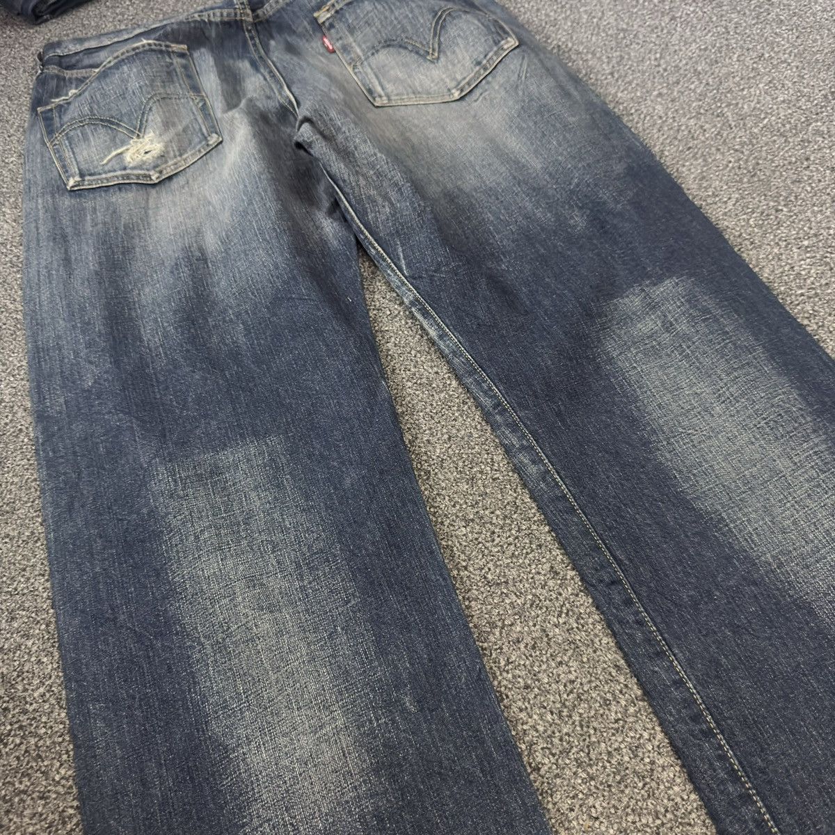 Engineered Garments × Levi's Archives ‼️ Vintage Y2K Levis 501 Distress Faded Aging Denim Size US 36 / EU 52 - 11 Thumbnail