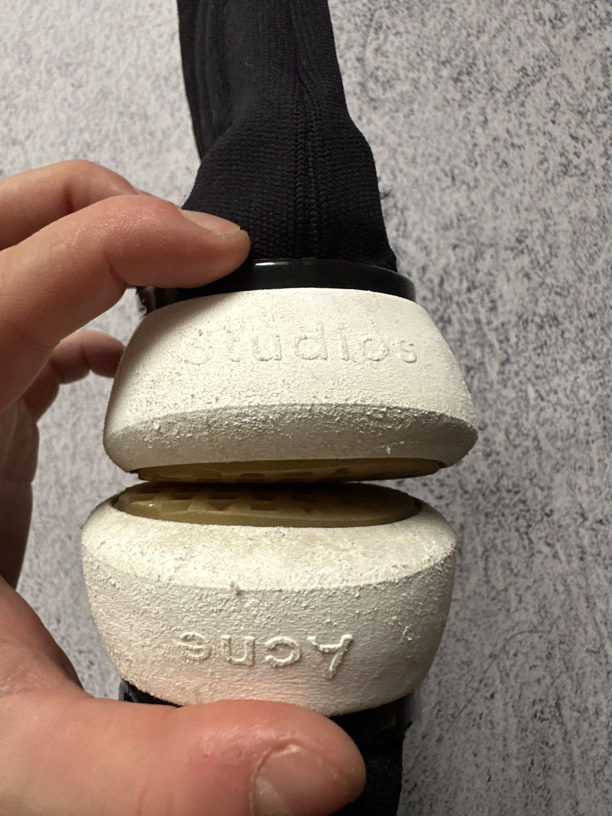 Acne Studios Acne Studios Tristan AS Black/White Sock Sneakers Size 38 Size US 8 / IT 38 - 11 Thumbnail