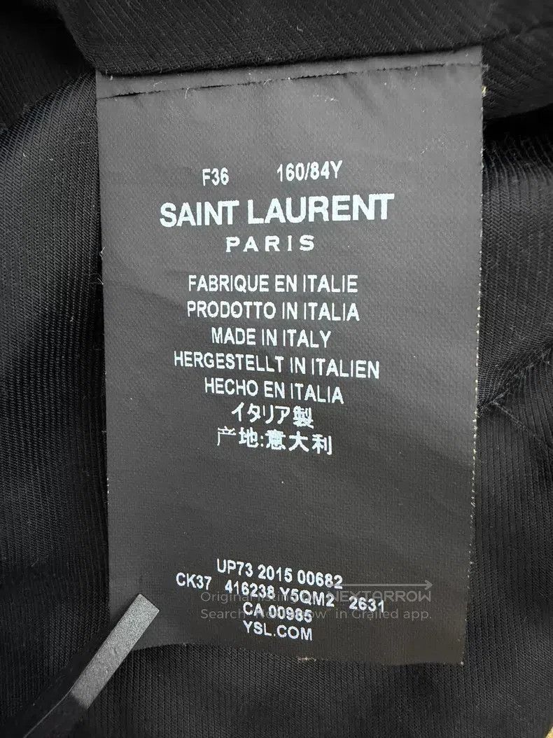 Saint Laurent Paris Saint Laurent Paris Suede Biker Jacket Size XS / US 0-2 / IT 36-38 - 6 Thumbnail