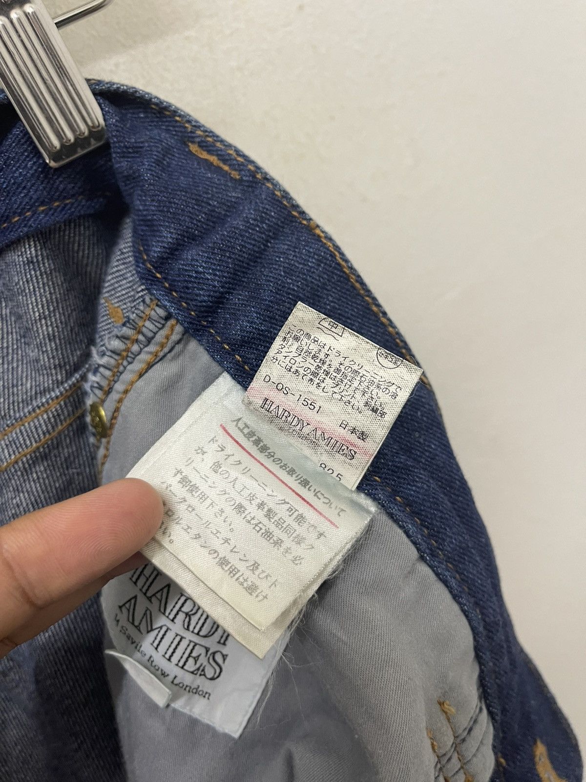 Hardy Amies Rare Vintage HARDY AMIES Embroidered Jeans Size US 28 / EU 44 - 14 Thumbnail
