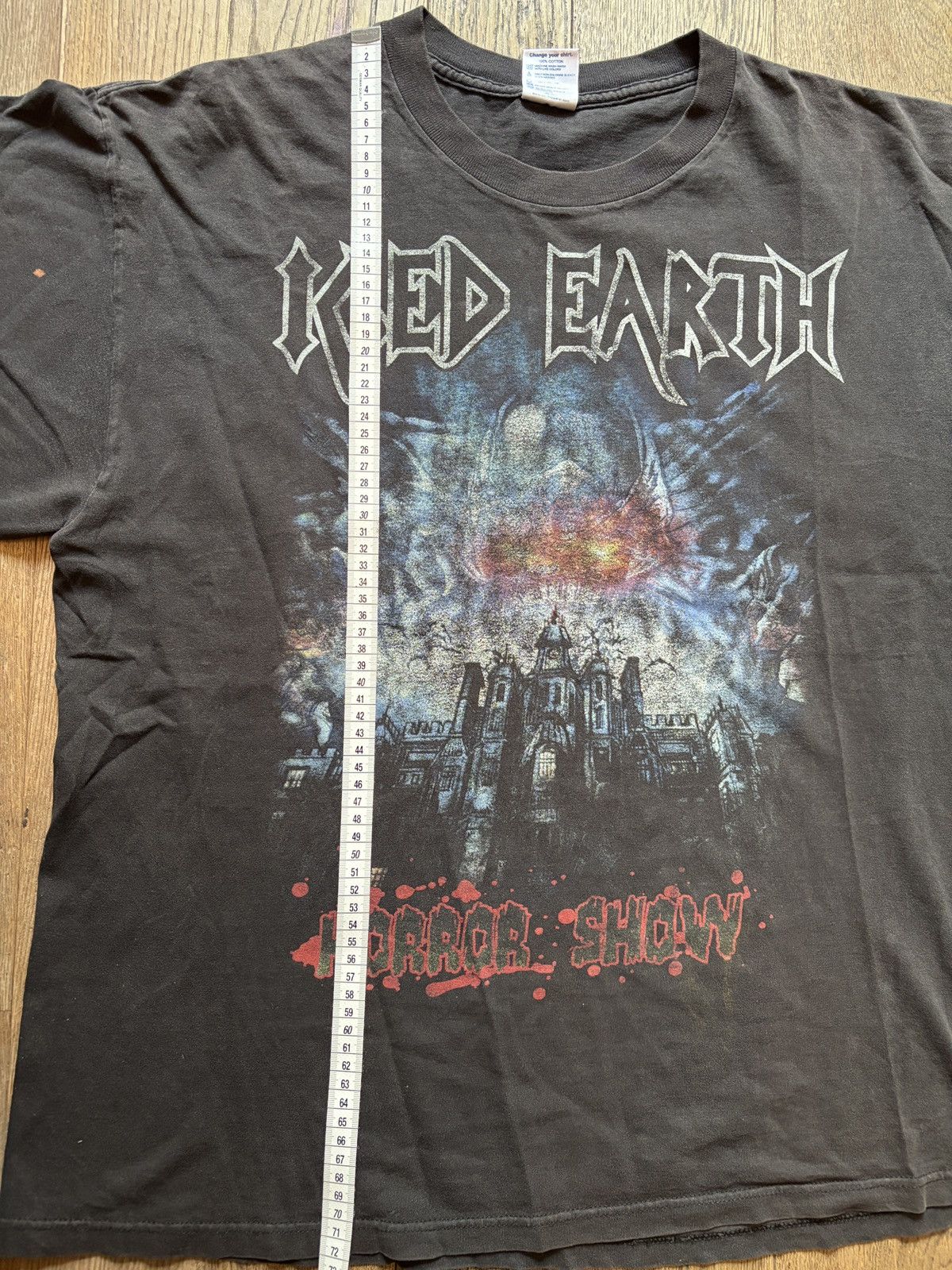 Band Tees Rare Faded Iced Earth Tee Size US XL / EU 56 / 4 - 7 Thumbnail