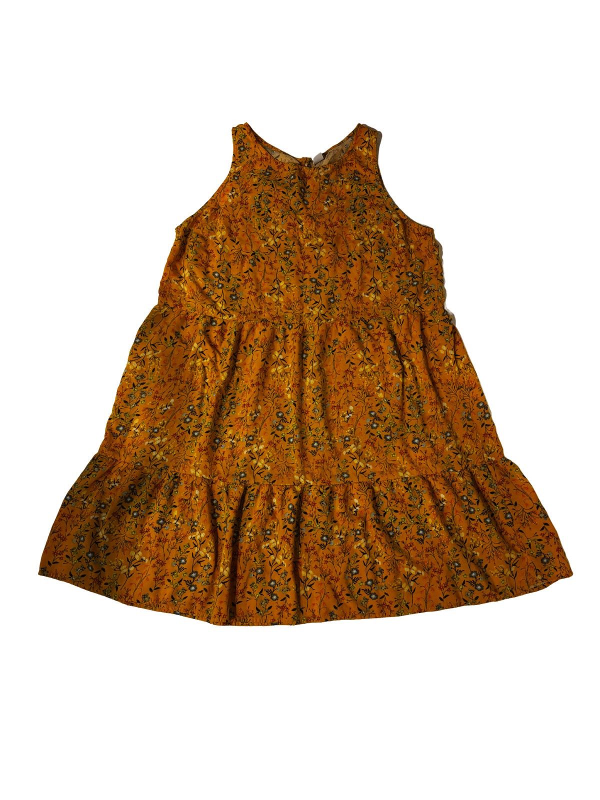 Old Navy Yellow floral Dress.wd2025 Size L / US 10 / IT 46 - 1 Thumbnail