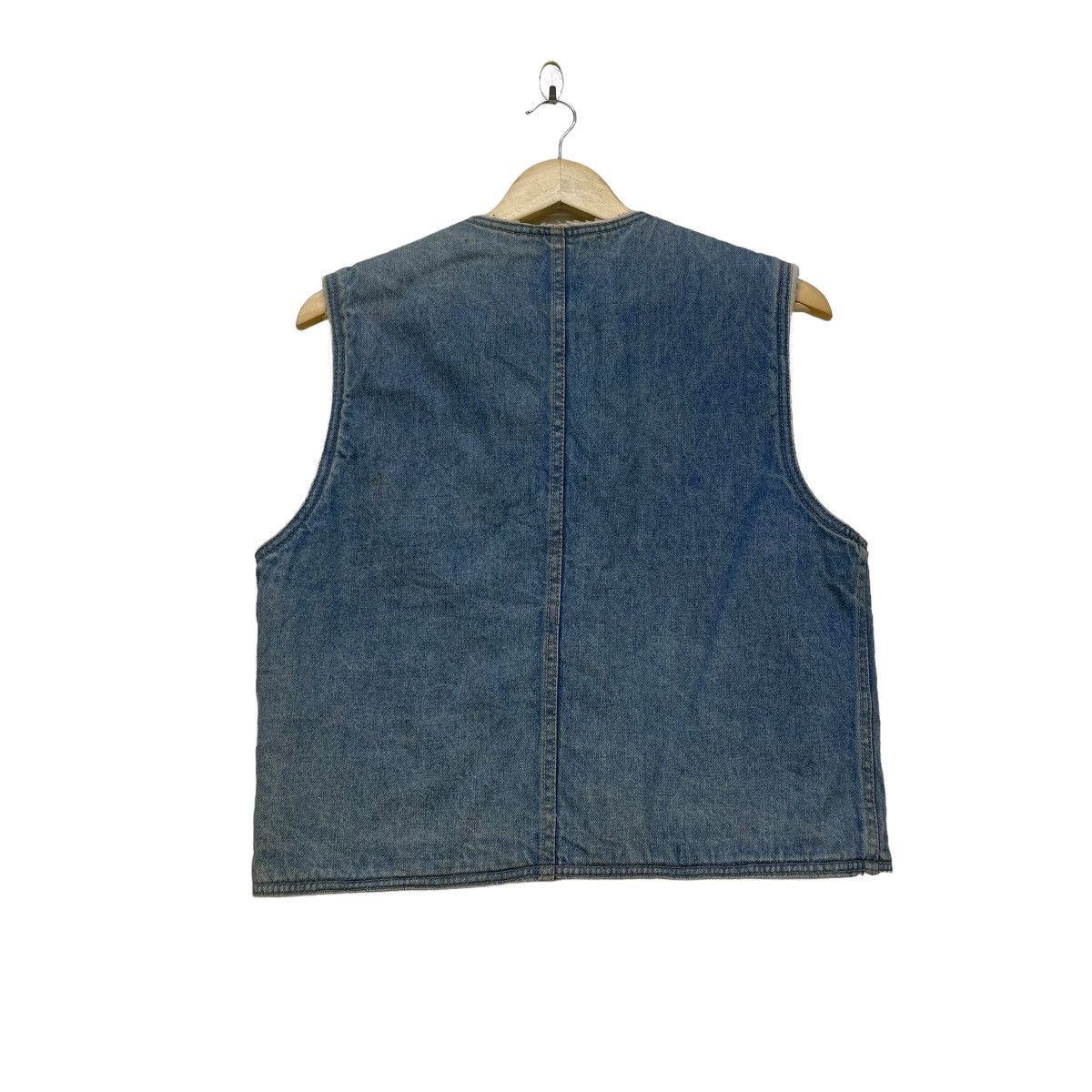 Big John × Vintage Vintage Big John Vest Denim Jacket Size US M / EU 48-50 / 2 - 2 Thumbnail