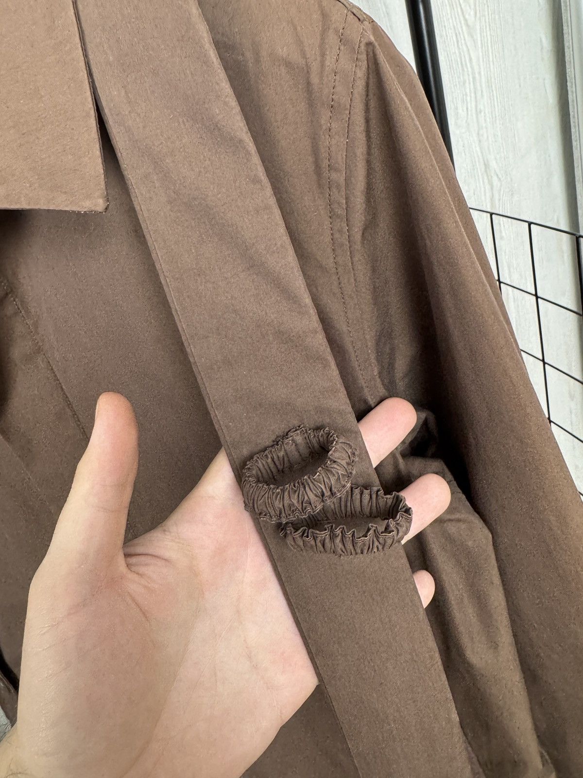Craig Green Craig Green SS17 Asymmetrical Work Jacket Brown Size US S / EU 44-46 / 1 - 9 Thumbnail