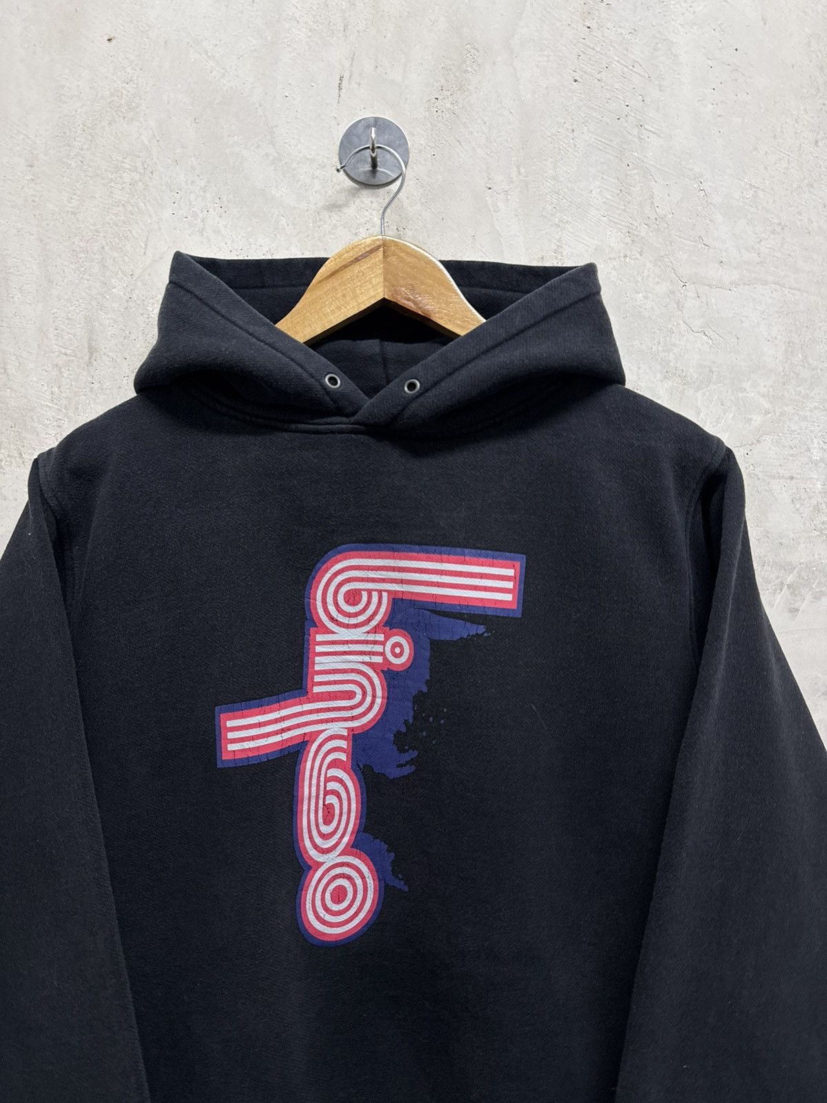Japanese Brand 2000s Double Distortion “Bingo” Hoodie Size US M / EU 48-50 / 2 - 2 Thumbnail