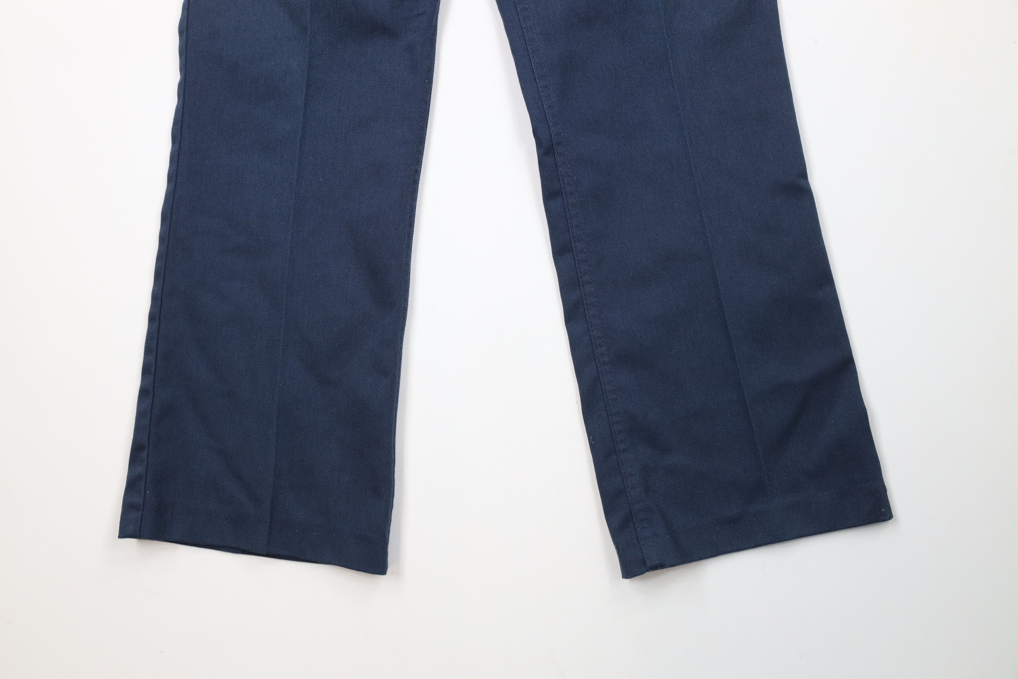 Vintage Vintage 70s Streetwear Flared Wide Leg Denim Jeans Blue USA Size US 33 - 4 Thumbnail