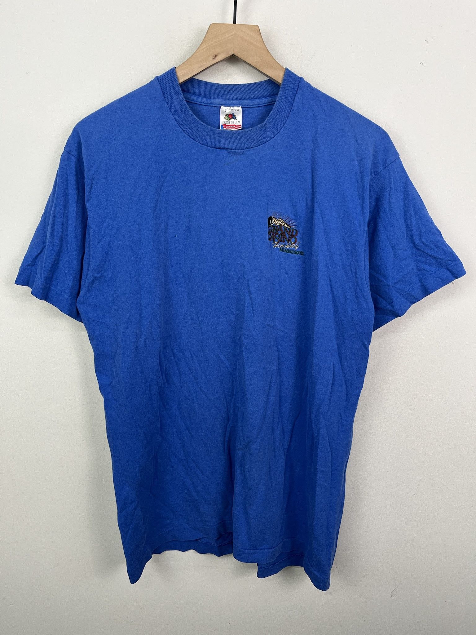Vintage Vintage 90s Single stitch Grand Casino T Shirt Size L Size US L / EU 52-54 / 3 - 1 Thumbnail