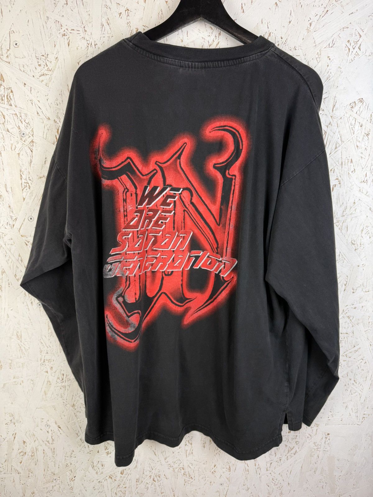 Band Tees 90s Impaled Nazarene Satan Generation Metal Band Long Sleeve Size US XL / EU 56 / 4 - 5 Thumbnail
