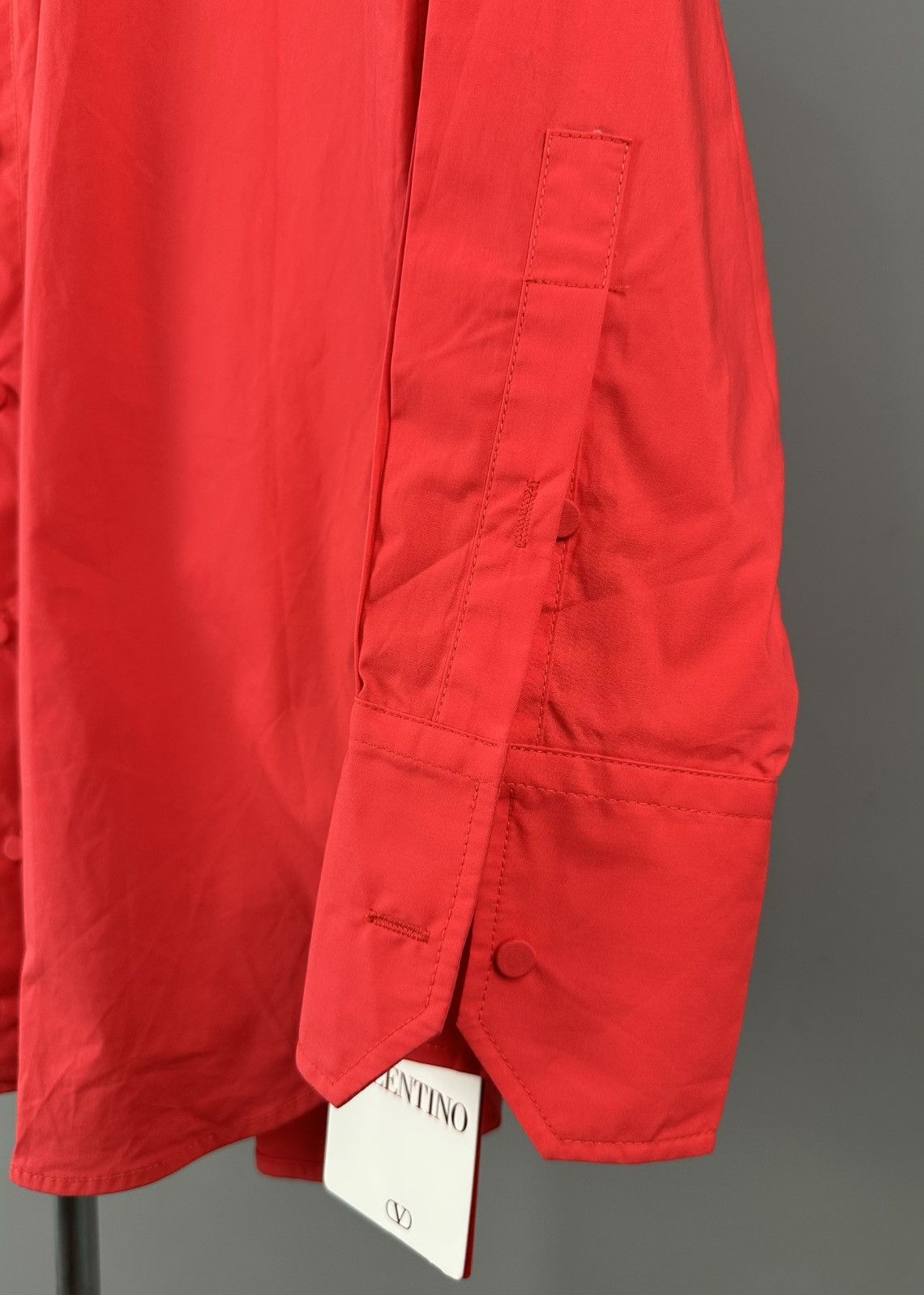 Valentino Valentino - Floral Appliqué- Poplin Cotton Oversized shirt Size XS / US 0-2 / IT 36-38 - 9 Thumbnail