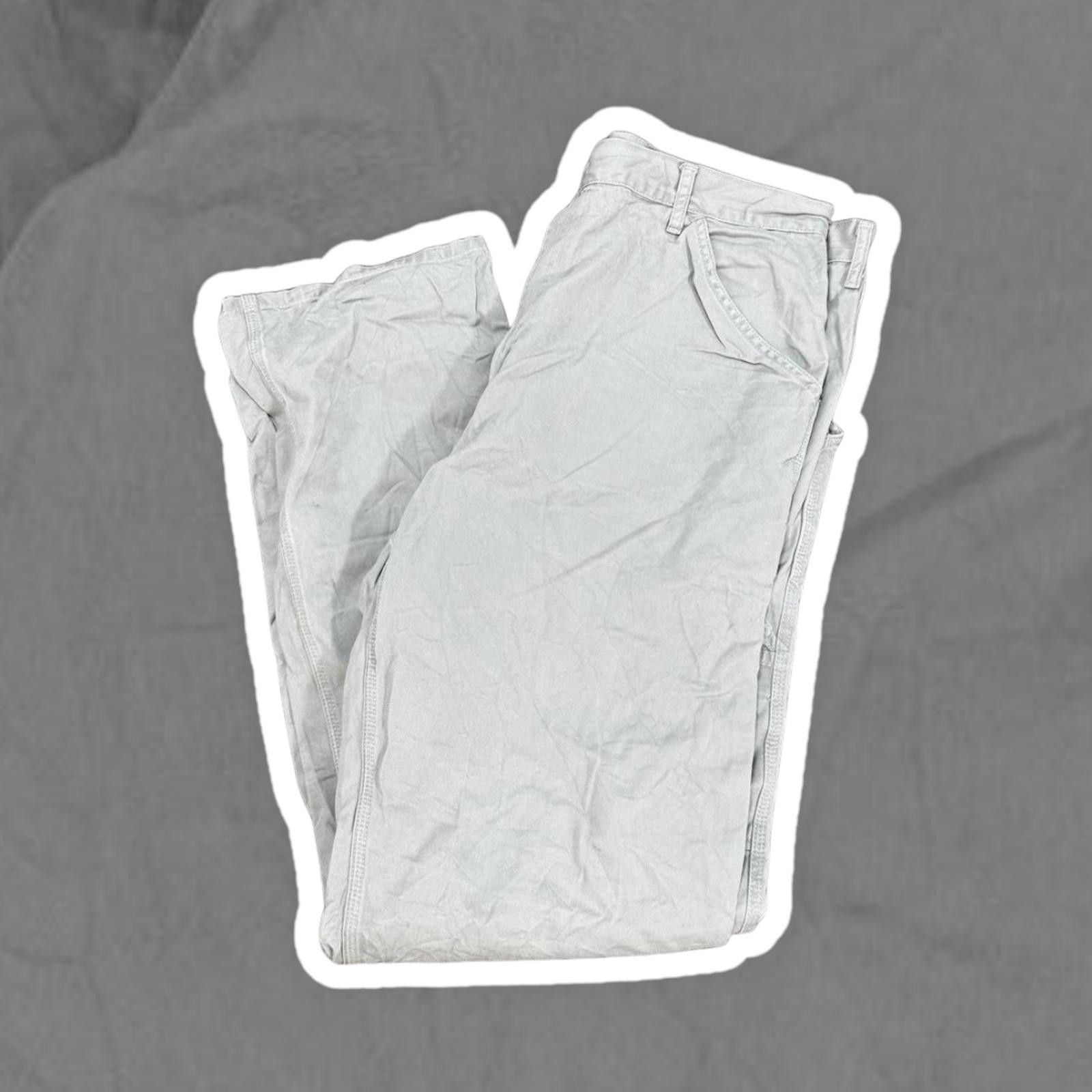 Carhartt Carhartt Men's Work Pants Beige 38X34 Size US 38 / EU 54 - 1 Thumbnail