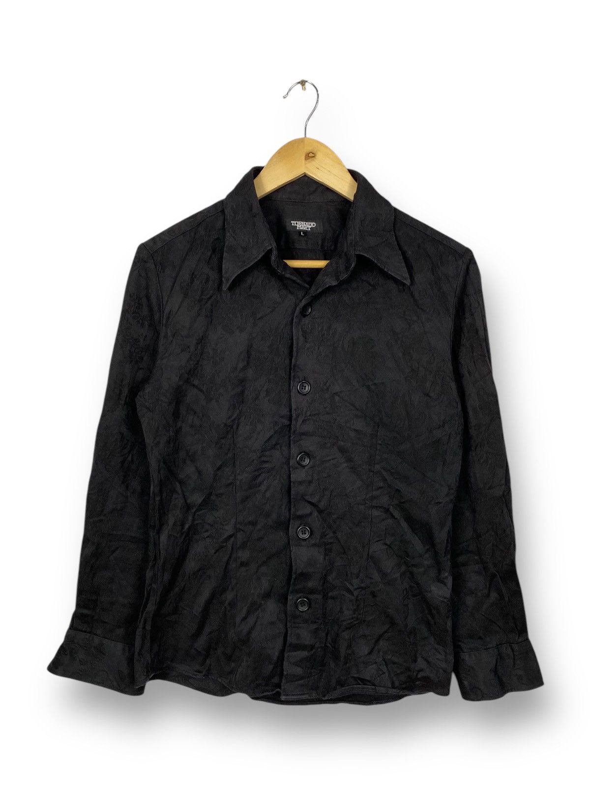 If Six Was Nine × Japanese Brand × Tornado Mart Vintage Tornado Mart Flower Monogram Design Jacket. #D10 Size S / US 4 / IT 40 - 1 Thumbnail