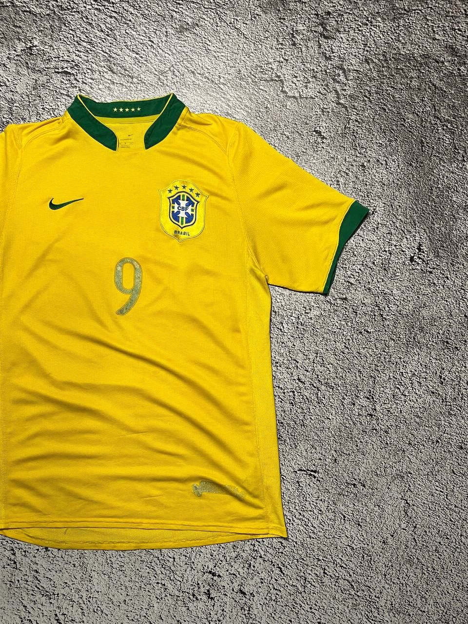 Nike × Vintage 2006 Ronaldo Brazil Match worn Shirt Jersey No. 9 Size M Size US M / EU 48-50 / 2 - 3 Thumbnail