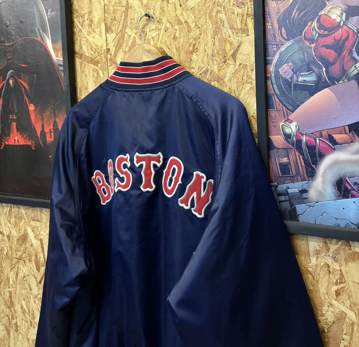 Nike Vintage Nike MLB Boston Varsity Jacket 🔥 Size US XL / EU 56 / 4 - 8 Thumbnail