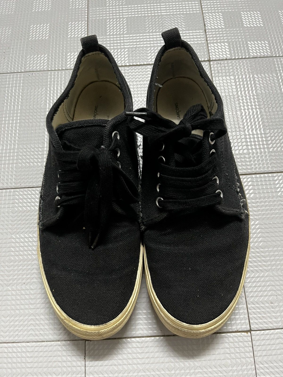 Comme des Garcons Comme des Garcons Homme Black Shoes Size US 7 / EU 40 - 1 Thumbnail