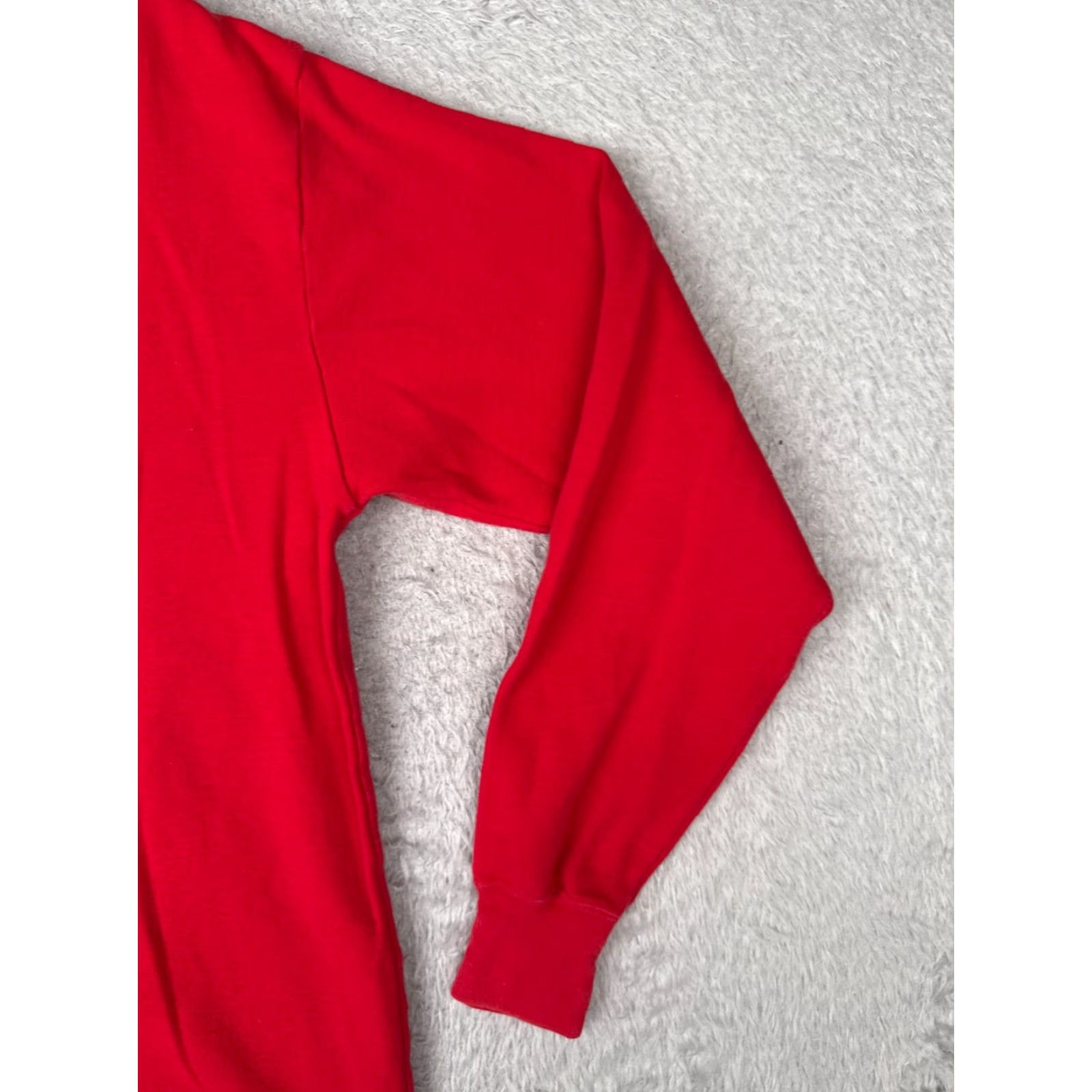 Ralph Lauren VINTAGE Ralph Lauren Polo Shirt Men Medium Red Long Sleeve 100% Cotton Knit Size US M / EU 48-50 / 2 - 2 Thumbnail
