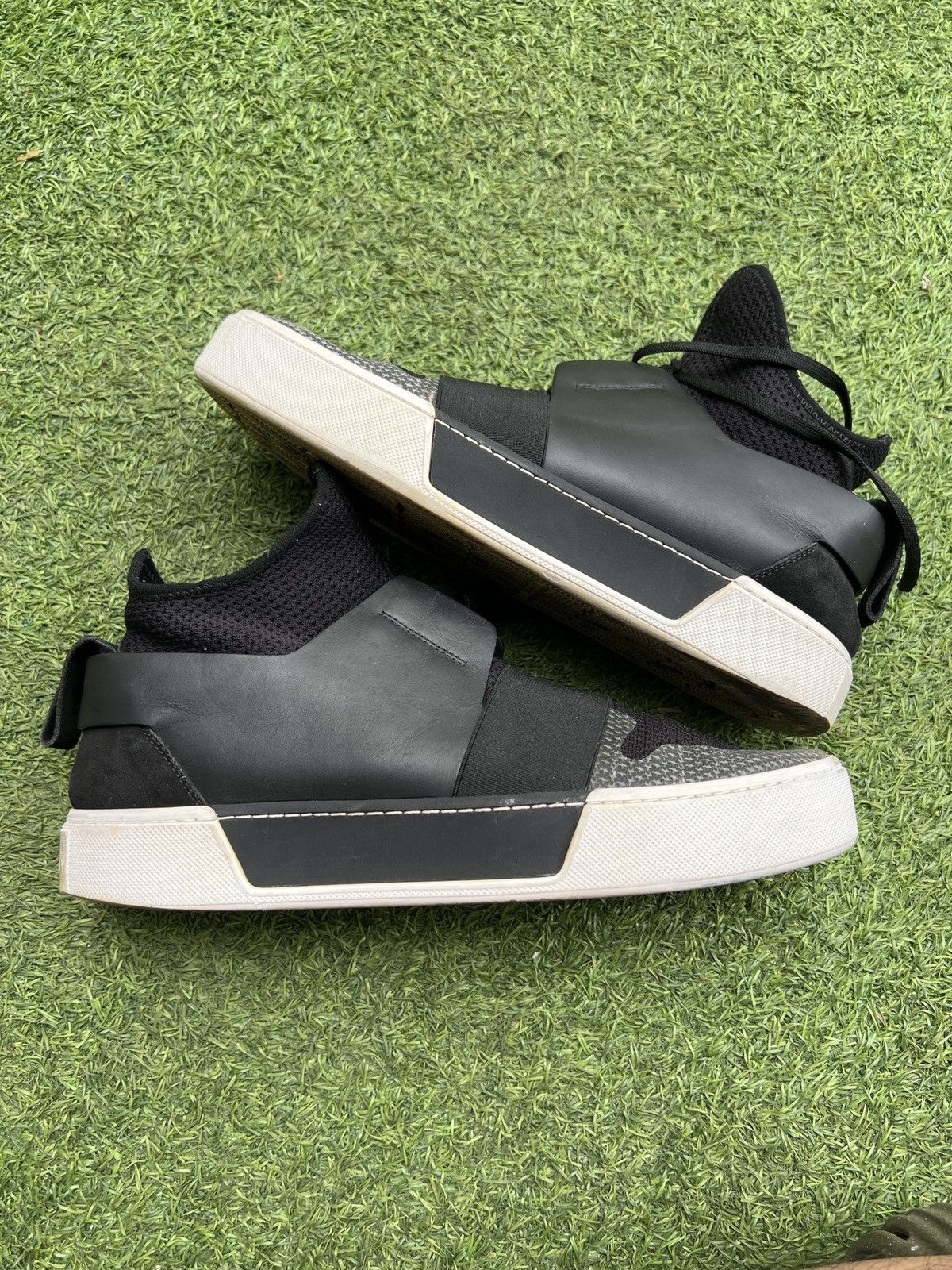 Balenciaga Balenciaga mesh sock high Black 483501 Size US 10 / EU 43 - 2 Thumbnail