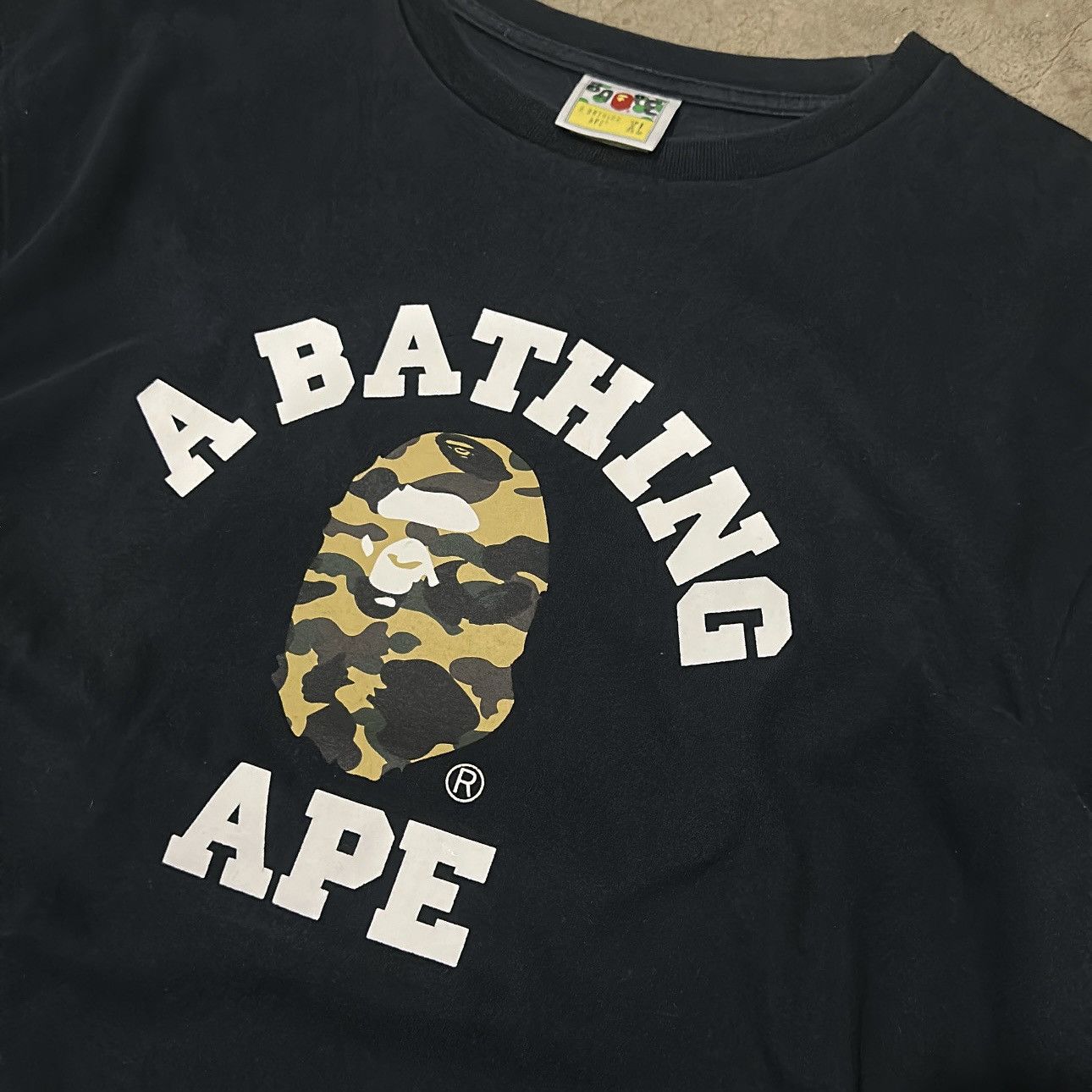 Bape BAPE CAMO COLLEGE TEE (XL) Size US XL / EU 56 / 4 - 2 Thumbnail