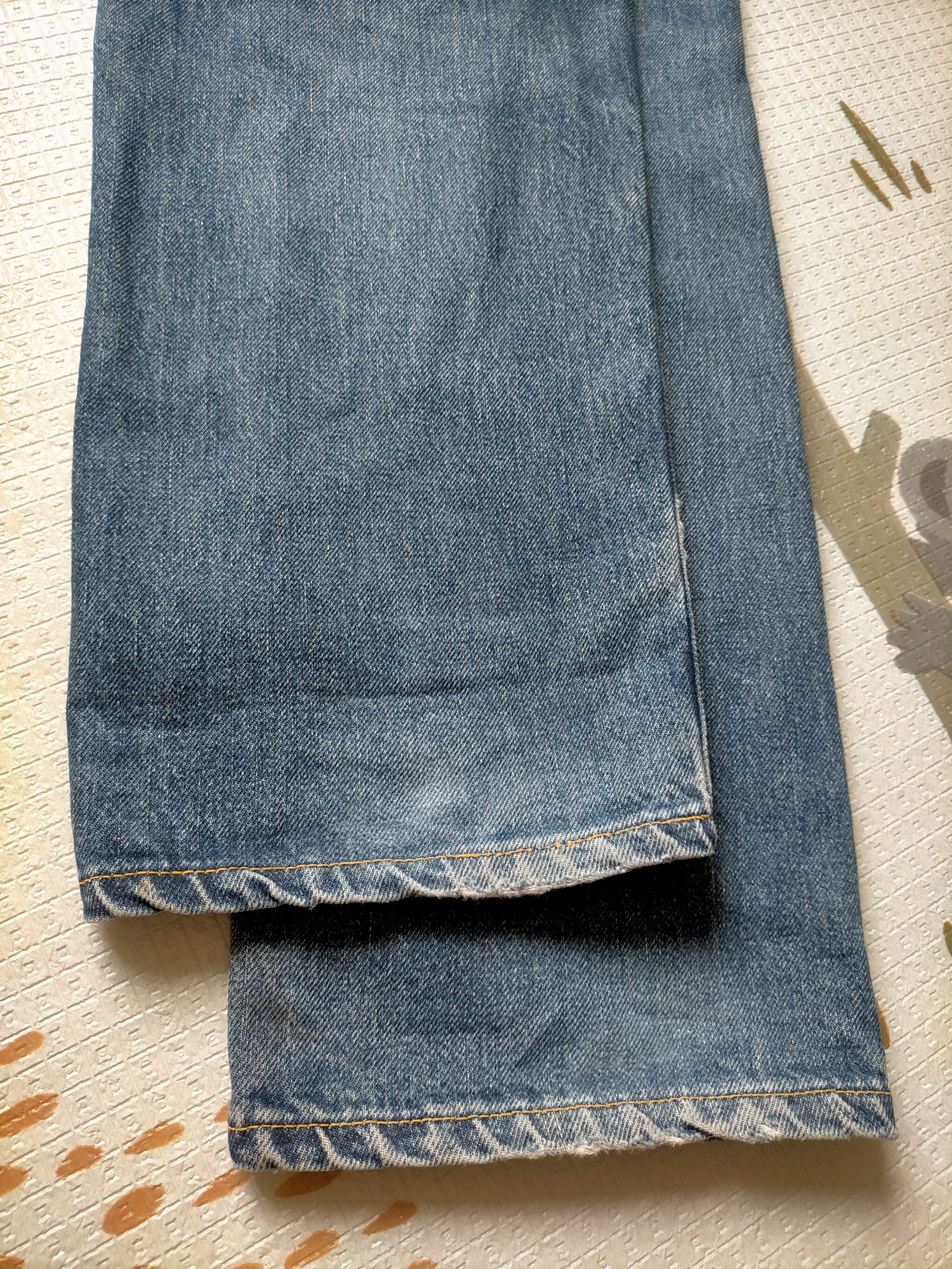 Evisu Vintage Evis Cowboy Japan Selvedge Buckleback Jeans Size US 31 - 19 Thumbnail