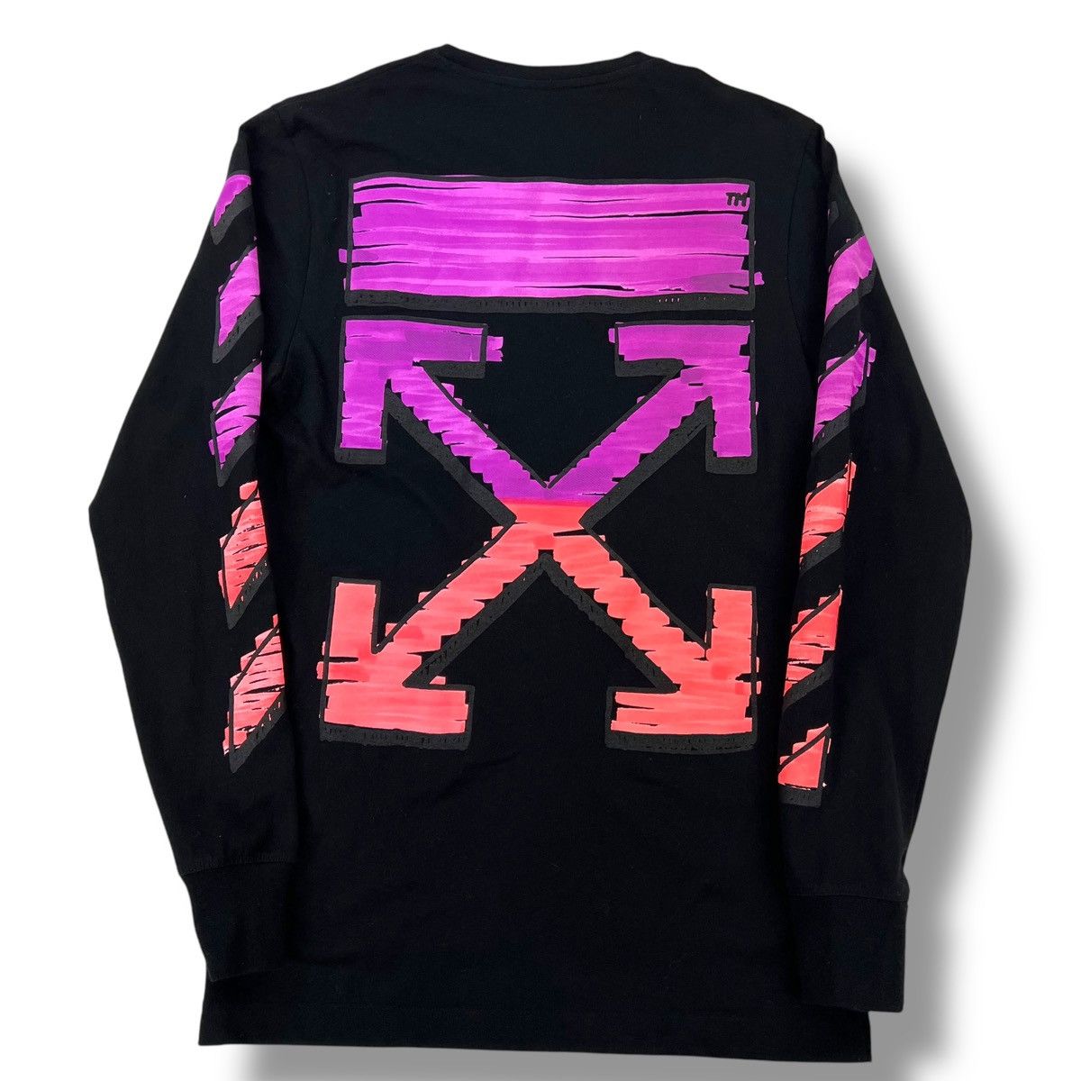 Off-White Off-White Marker Arrows Long Sleeve T Shirt Size US S / EU 44-46 / 1 - 2 Thumbnail