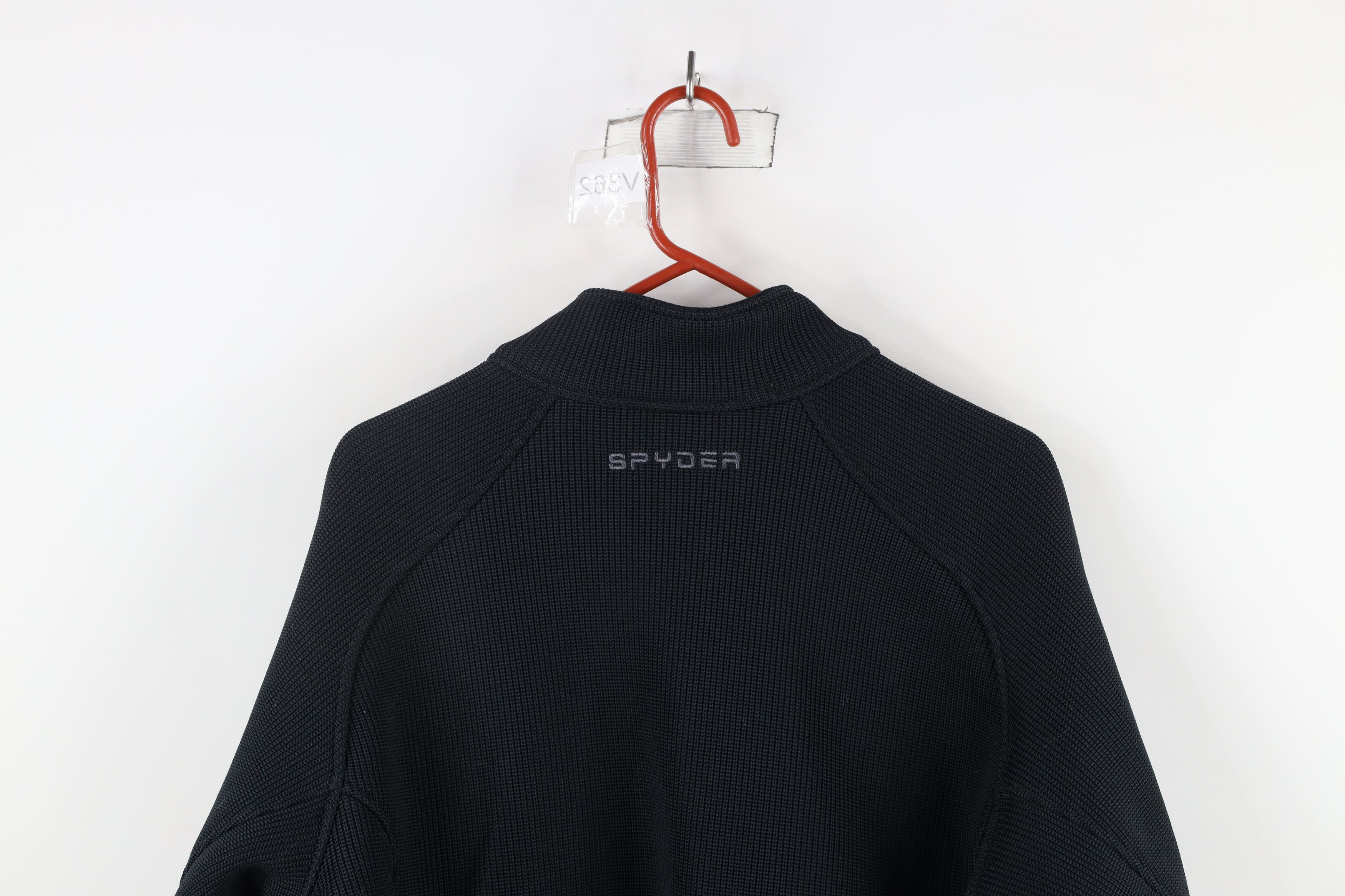 Spyder × Vintage Spyder Heavyweight Core Sweater Ribbed Knit Full Zip Jacket Size US XL / EU 56 / 4 - 12 Thumbnail