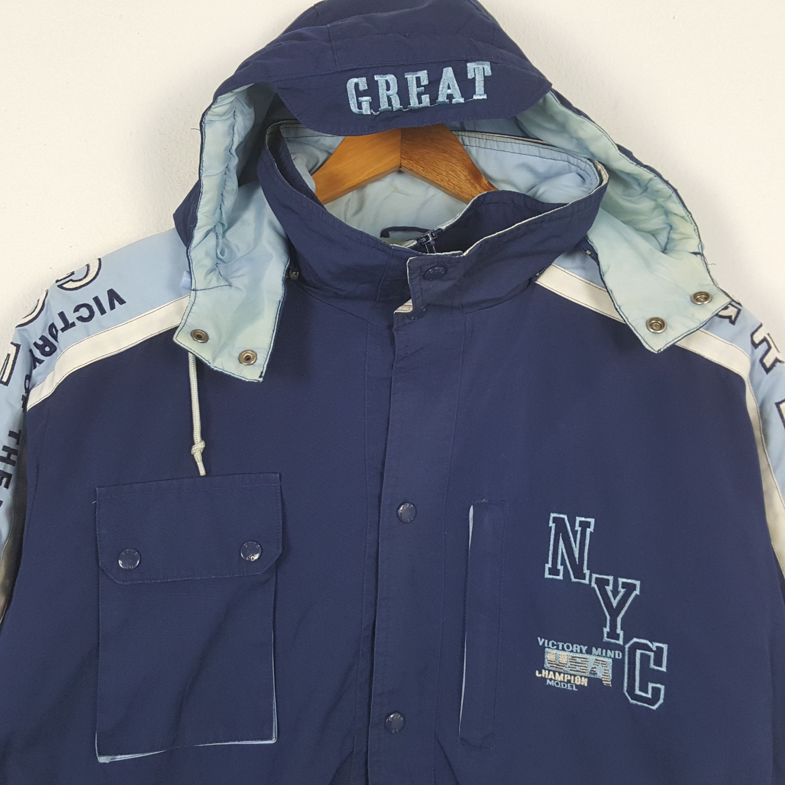 Japanese Brand × Vintage Vintage GQFORD USA TEAM SPORT Hoodie Jacket C284N4 Size US XXL / EU 58 / 5 - 4 Thumbnail
