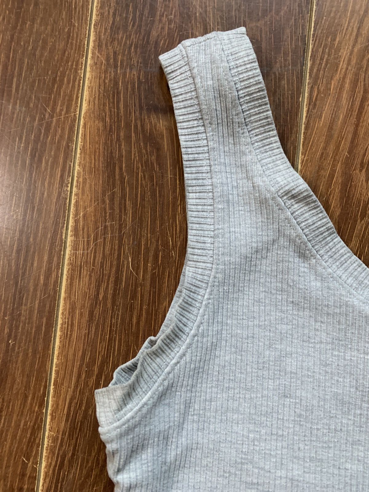Nike × Vintage Nike Y2K Ribbed Tank Top Center Swoosh Size XS / US 0-2 / IT 36-38 - 3 Thumbnail