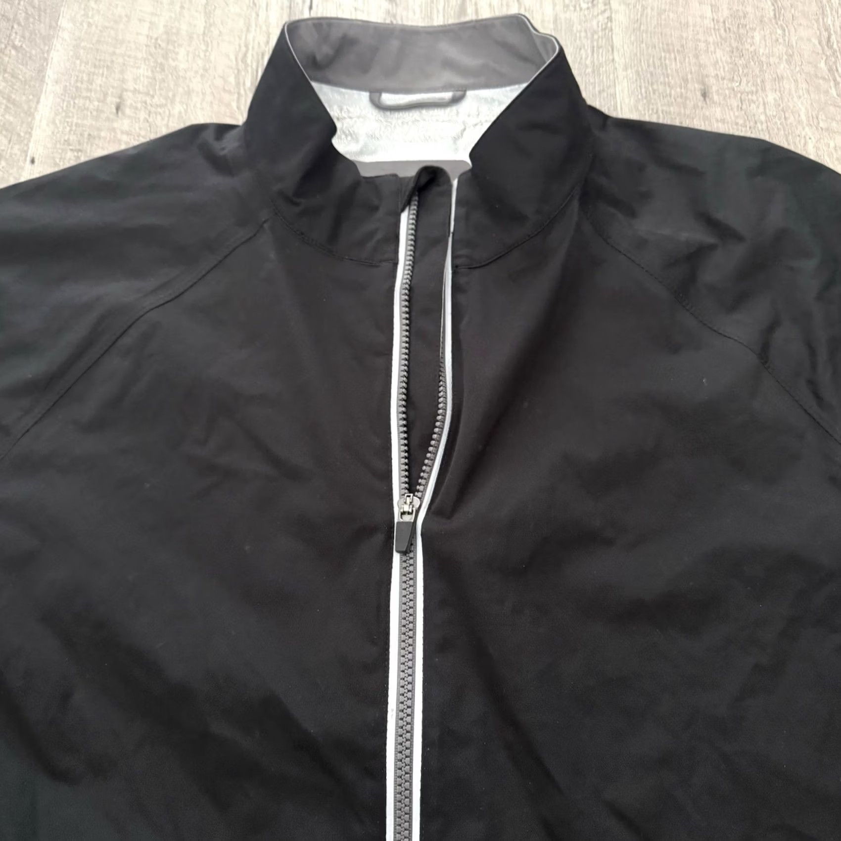 Vintage Walter Hagen Golf Jacket Men XL Black Gray Hydro Halt Full Zip Windbreaker Rain Size US XL / EU 56 / 4 - 3 Thumbnail