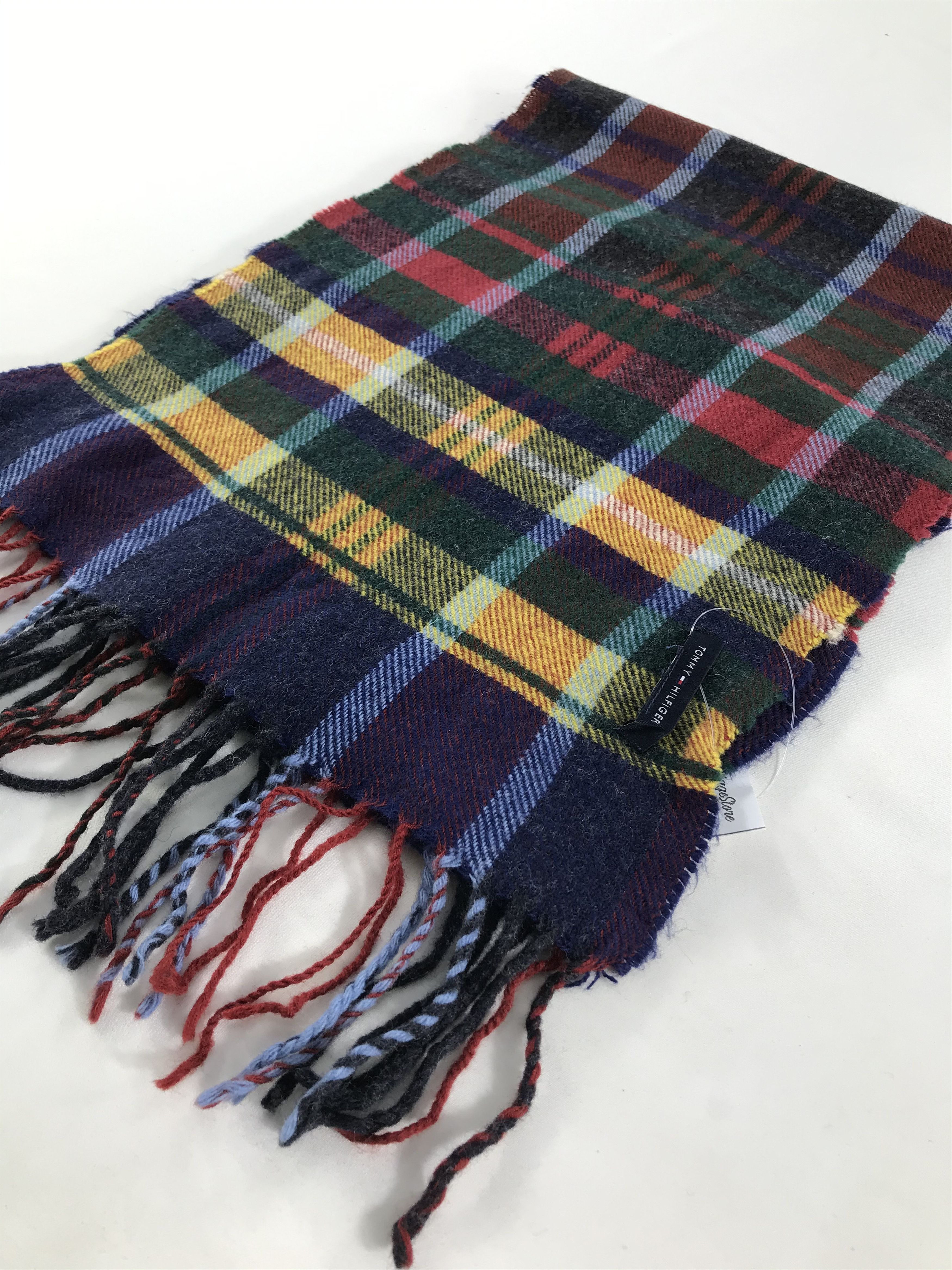Tommy Hilfiger × Vintage Tommy Hilfiger Scarf / Muffler / Neckwear - WW2374 Size ONE SIZE - 3 Thumbnail
