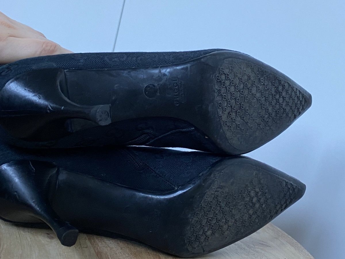Gucci × Vintage Gucci Vintage Full Monogram GG Boots in Black Size US 8 / IT 38 - 9 Thumbnail
