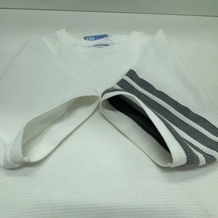 Thom Browne Thom Browne White Short Sleeve T-Shirt -2507 Size US M / EU 48-50 / 2 - 4 Thumbnail