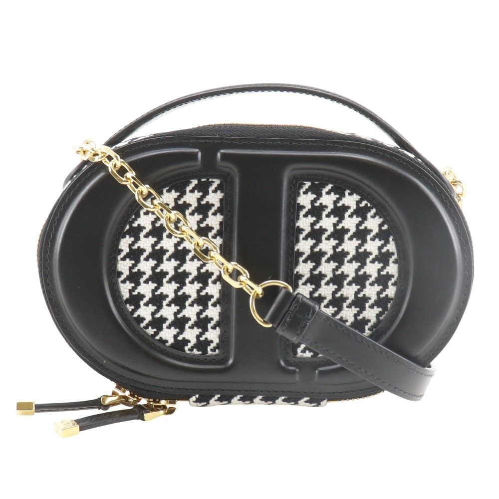 Dior Dior Christian Dior CD Signature Houndstooth Canvas 2way Shoulder Bag Textile Shoulder Bag DUTY FREE for USA Size ONE SIZE - 1 Thumbnail